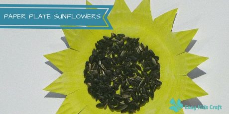 Paper Plate Sunflower