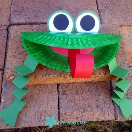 Paper Plate Frog
