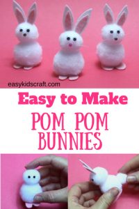 Easy to Make Pom Pom Bunny