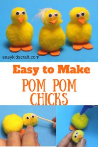 Easy to Make Pom Pom Chick