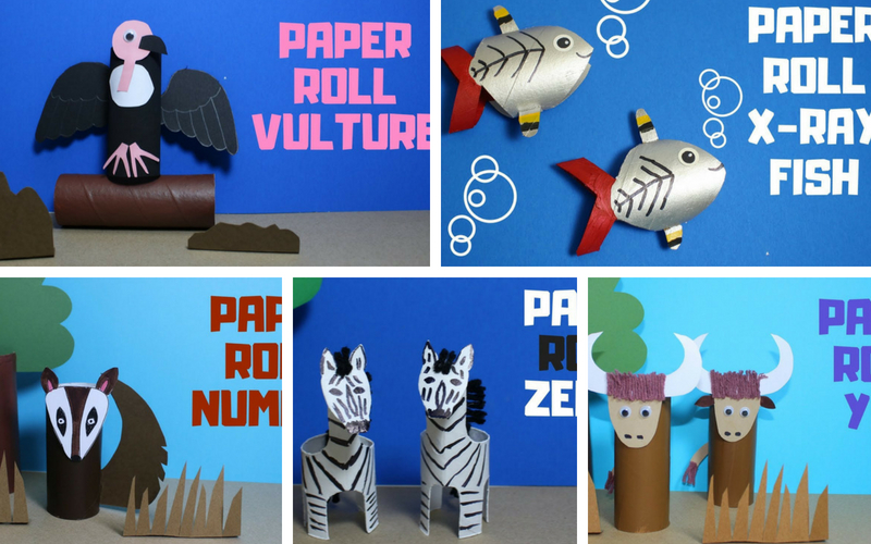 Paper Roll Animal Craft for Kids