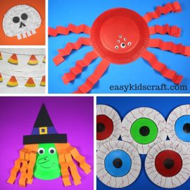 Paper Plate Halloween Crafts for Kids