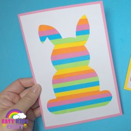 Easy Easter Bunny Card for Kids to Make